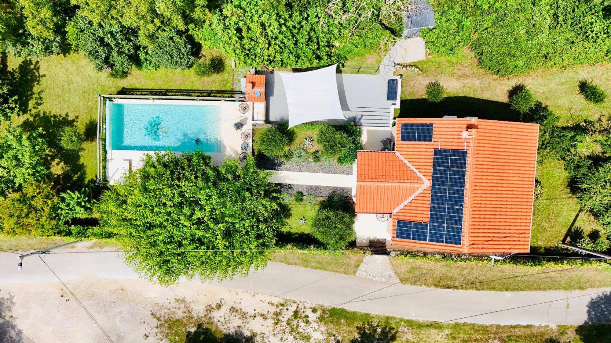 Wellness House Oliva With Heated Salt Water Pool, Sauna & Jakuzzi 拉宾 外观 照片